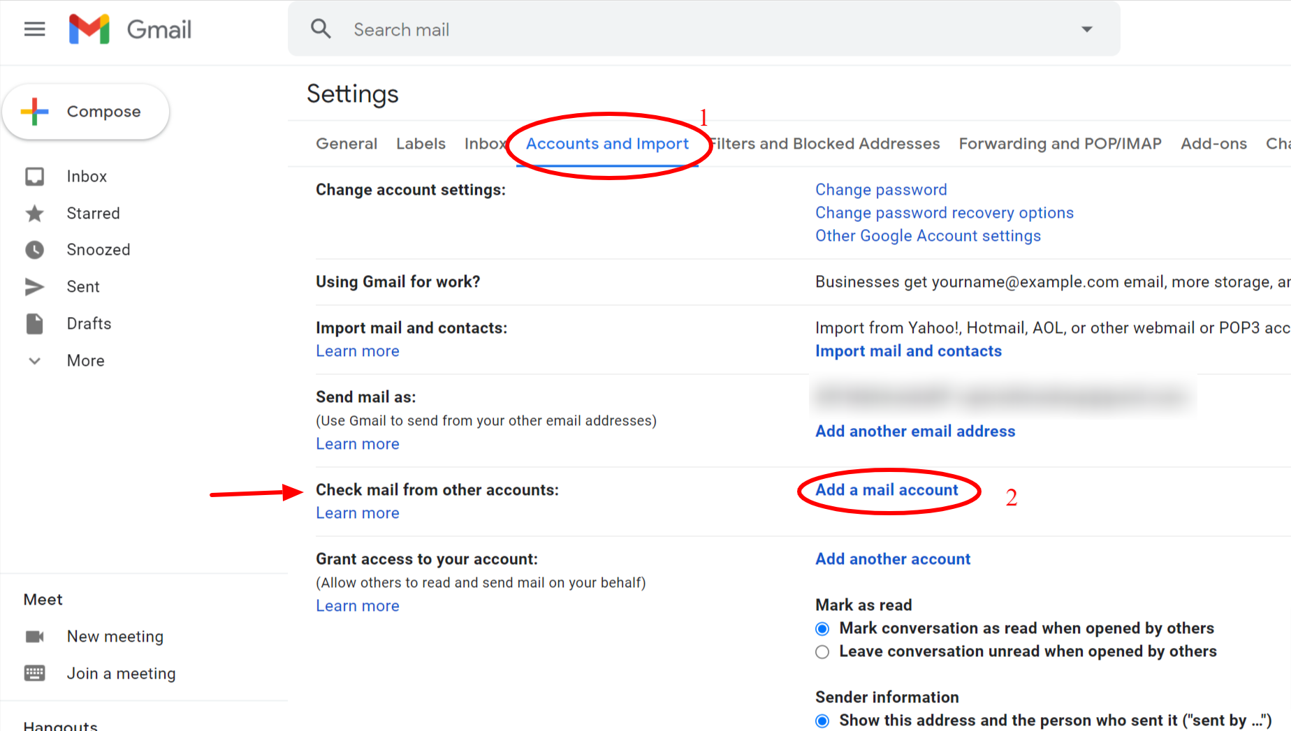 Add another email in Gmail